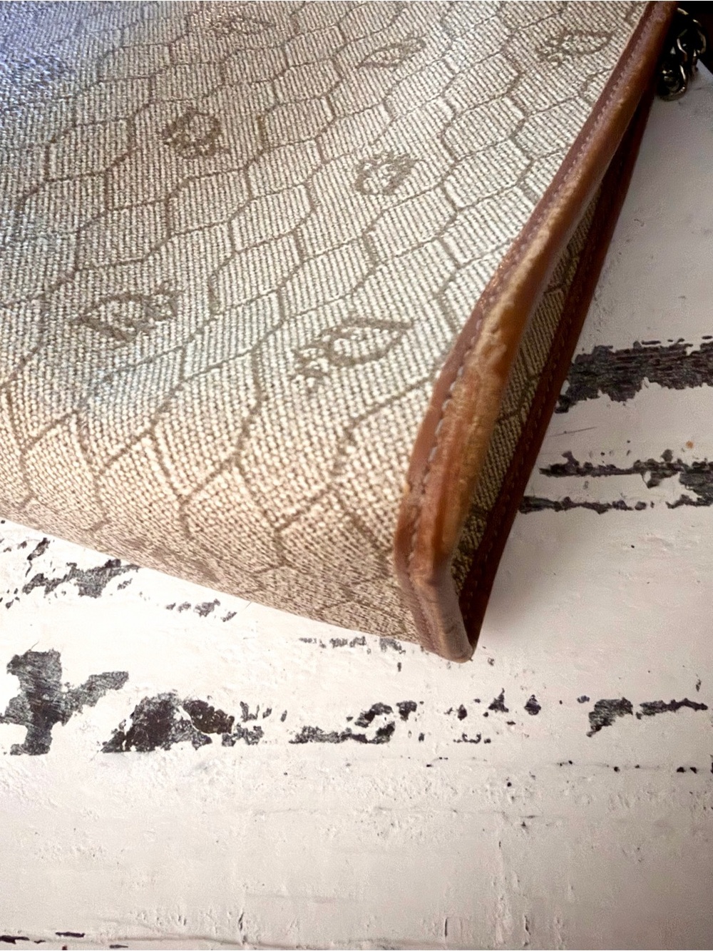 Christian Dior Vintage Monogram Chain Pouch / Clutch Bag - Picture 6 of 9